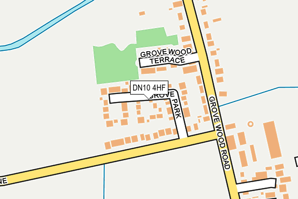 DN10 4HF map - OS OpenMap – Local (Ordnance Survey)