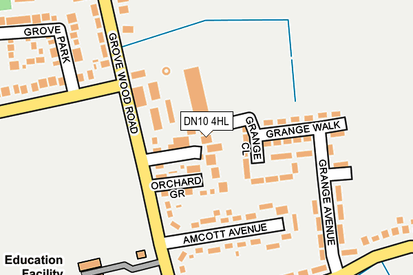 DN10 4HL map - OS OpenMap – Local (Ordnance Survey)