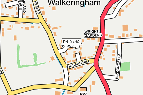 DN10 4HQ map - OS OpenMap – Local (Ordnance Survey)