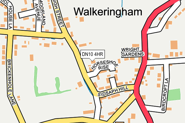 DN10 4HR map - OS OpenMap – Local (Ordnance Survey)