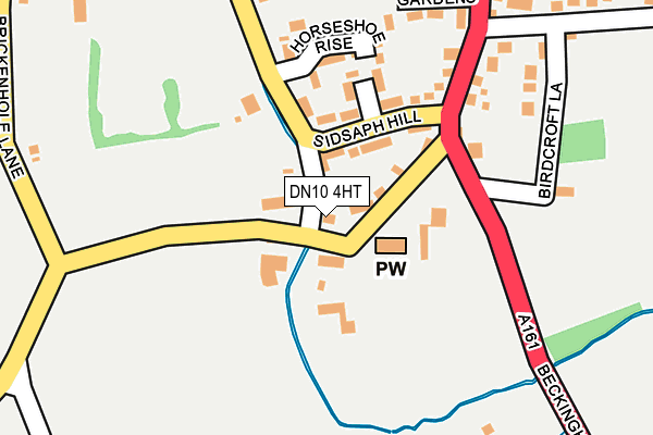 DN10 4HT map - OS OpenMap – Local (Ordnance Survey)