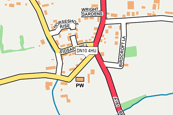 DN10 4HU map - OS OpenMap – Local (Ordnance Survey)