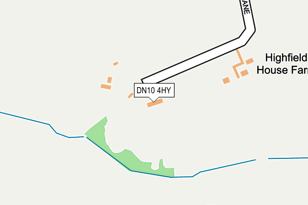 DN10 4HY map - OS OpenMap – Local (Ordnance Survey)