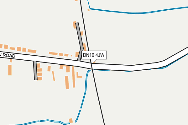 DN10 4JW map - OS OpenMap – Local (Ordnance Survey)