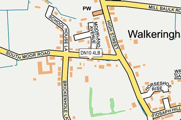 DN10 4LB map - OS OpenMap – Local (Ordnance Survey)