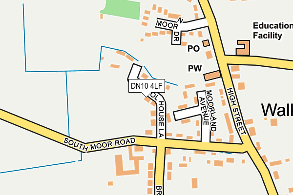 DN10 4LF map - OS OpenMap – Local (Ordnance Survey)
