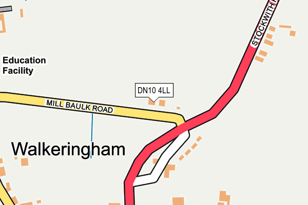 DN10 4LL map - OS OpenMap – Local (Ordnance Survey)