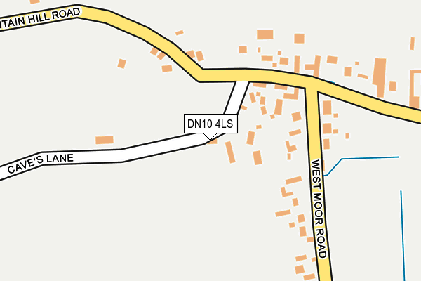 DN10 4LS map - OS OpenMap – Local (Ordnance Survey)