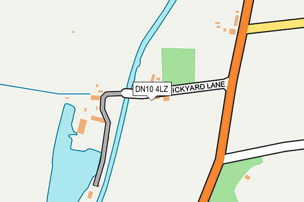 DN10 4LZ map - OS OpenMap – Local (Ordnance Survey)
