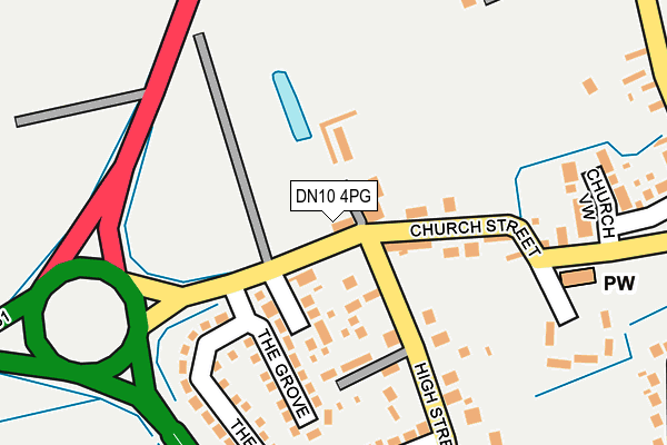 DN10 4PG map - OS OpenMap – Local (Ordnance Survey)