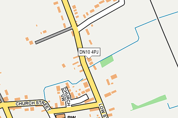 DN10 4PJ map - OS OpenMap – Local (Ordnance Survey)