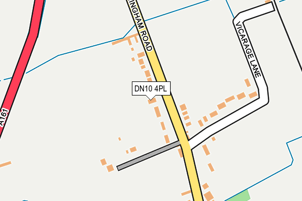 DN10 4PL map - OS OpenMap – Local (Ordnance Survey)