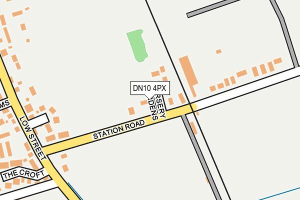 DN10 4PX map - OS OpenMap – Local (Ordnance Survey)