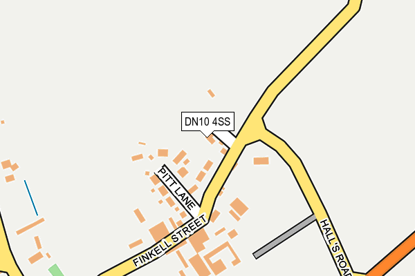 DN10 4SS map - OS OpenMap – Local (Ordnance Survey)