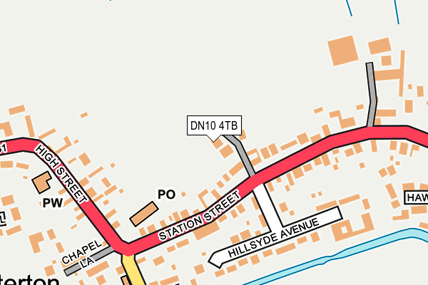 DN10 4TB map - OS OpenMap – Local (Ordnance Survey)