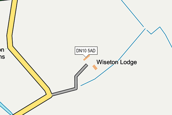 DN10 5AD map - OS OpenMap – Local (Ordnance Survey)