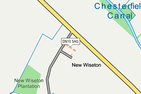 DN10 5AG map - OS OpenMap – Local (Ordnance Survey)