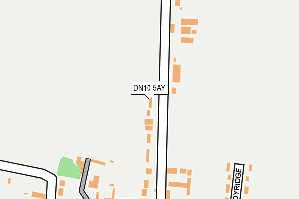 DN10 5AY map - OS OpenMap – Local (Ordnance Survey)