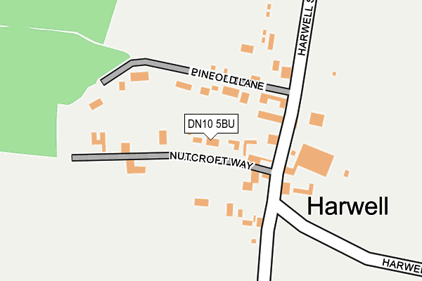 DN10 5BU map - OS OpenMap – Local (Ordnance Survey)