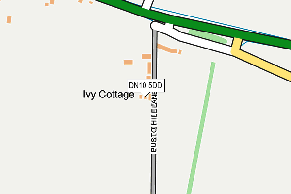 DN10 5DD map - OS OpenMap – Local (Ordnance Survey)