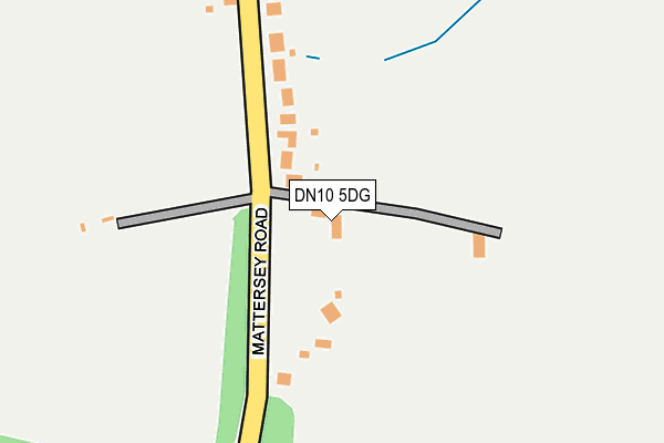 DN10 5DG map - OS OpenMap – Local (Ordnance Survey)