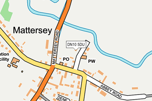 DN10 5DU map - OS OpenMap – Local (Ordnance Survey)