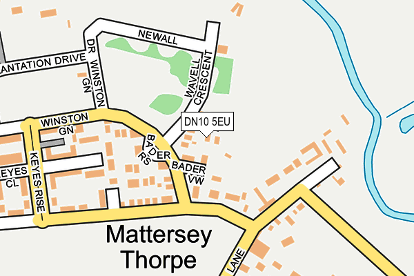 DN10 5EU map - OS OpenMap – Local (Ordnance Survey)