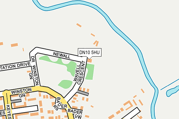 DN10 5HU map - OS OpenMap – Local (Ordnance Survey)