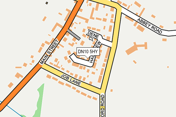 DN10 5HY map - OS OpenMap – Local (Ordnance Survey)