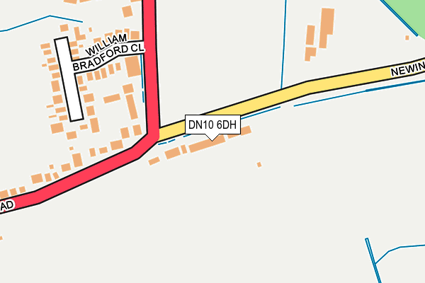 DN10 6DH map - OS OpenMap – Local (Ordnance Survey)