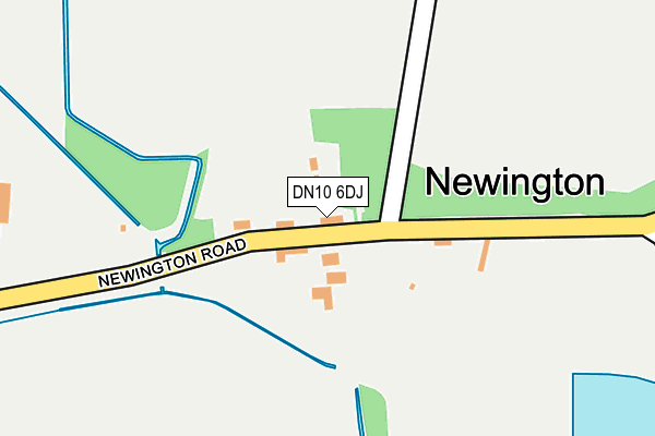 DN10 6DJ map - OS OpenMap – Local (Ordnance Survey)