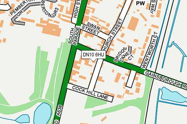 DN10 6HU map - OS OpenMap – Local (Ordnance Survey)