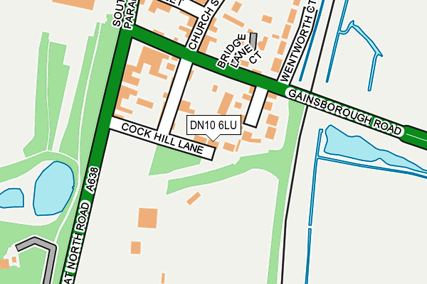 DN10 6LU map - OS OpenMap – Local (Ordnance Survey)
