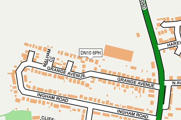 DN10 6PH map - OS OpenMap – Local (Ordnance Survey)