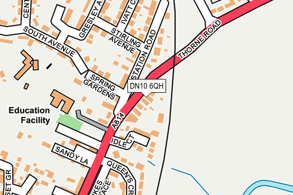 Map of PREMIER BAWTRY LTD at local scale
