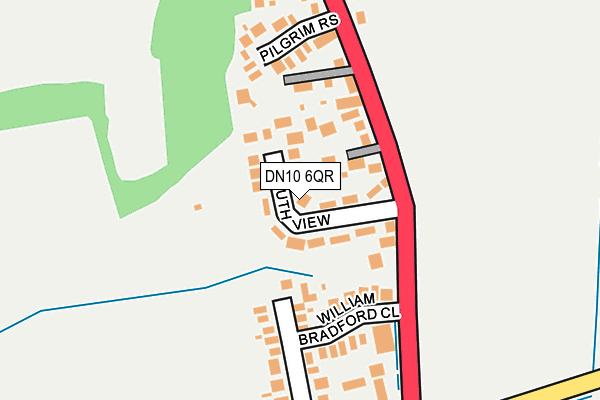 DN10 6QR map - OS OpenMap – Local (Ordnance Survey)
