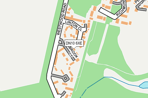 DN10 6XE map - OS OpenMap – Local (Ordnance Survey)