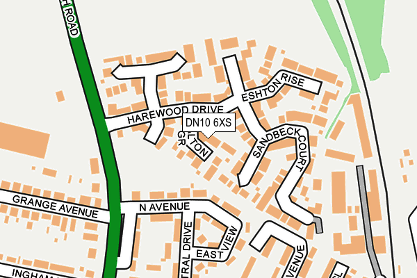 Map of BAWTRY PROPERTY MANAGEMENT LTD at local scale