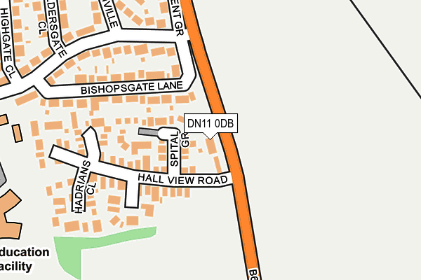 Map of DNG SONS LIMITED at local scale