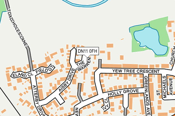 DN11 0FH map - OS OpenMap – Local (Ordnance Survey)