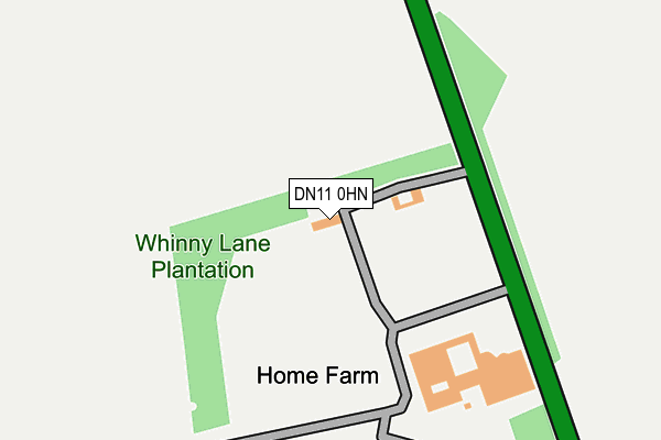 DN11 0HN map - OS OpenMap – Local (Ordnance Survey)