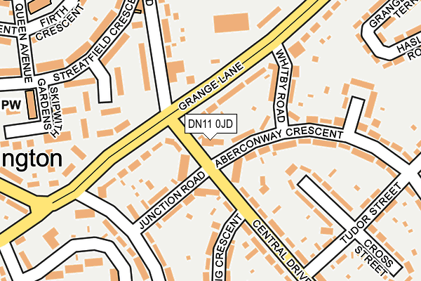 DN11 0JD map - OS OpenMap – Local (Ordnance Survey)