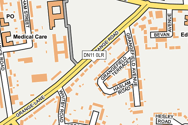 DN11 0LR map - OS OpenMap – Local (Ordnance Survey)