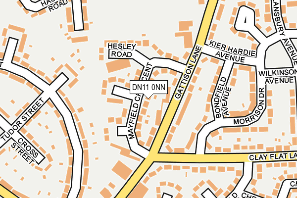 DN11 0NN map - OS OpenMap – Local (Ordnance Survey)