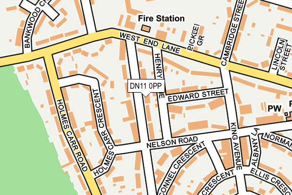 DN11 0PP map - OS OpenMap – Local (Ordnance Survey)