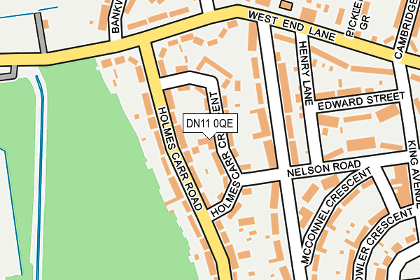 DN11 0QE map - OS OpenMap – Local (Ordnance Survey)