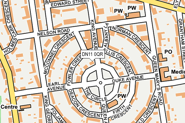 DN11 0QR map - OS OpenMap – Local (Ordnance Survey)