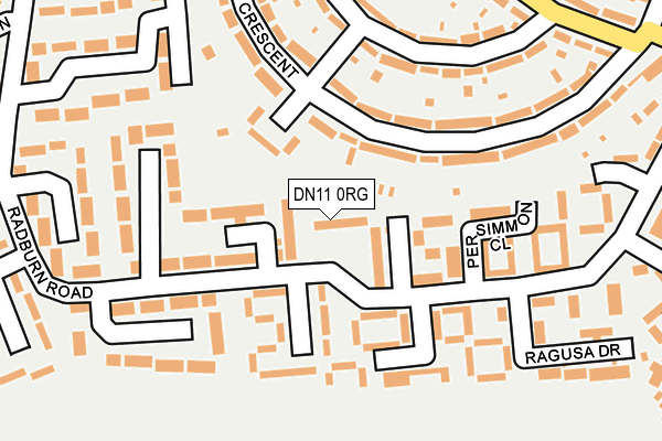 DN11 0RG map - OS OpenMap – Local (Ordnance Survey)