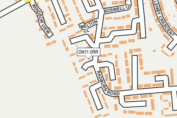 DN11 0RR map - OS OpenMap – Local (Ordnance Survey)