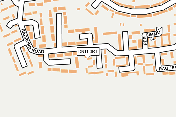 DN11 0RT map - OS OpenMap – Local (Ordnance Survey)